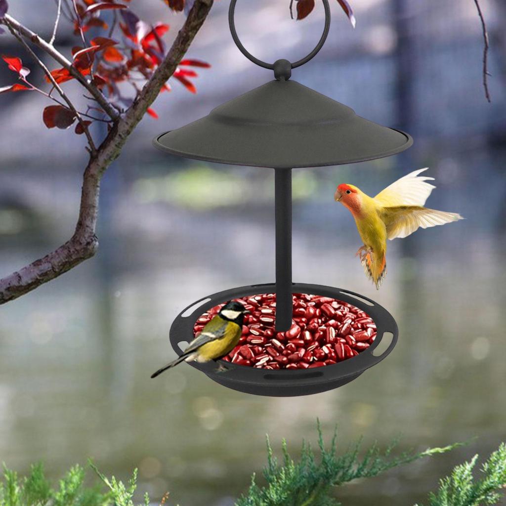 Hanging Bird Bath, Water Bowl, Garden Decoration Planter Feeder Patio Decor Hummingbird Tree