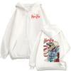 Japońska Anime Dorohedoro Kaiman Bluza z Kapturem na Zamek Męska Damska Vintage Długi Rękaw Modna Oversize Kurtka Bluzy Y2K Streetwear