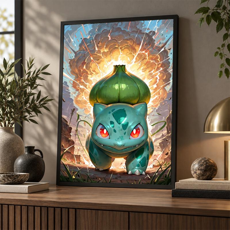 5D Diamond Painting Bulbasaur DIY Full Drill Diamond Art Kit Home Decoration