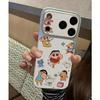 Shin-chan Cartoon Apple 17 Pro Max Case, Large Window Compatible with Silver Frame & Corning Shell