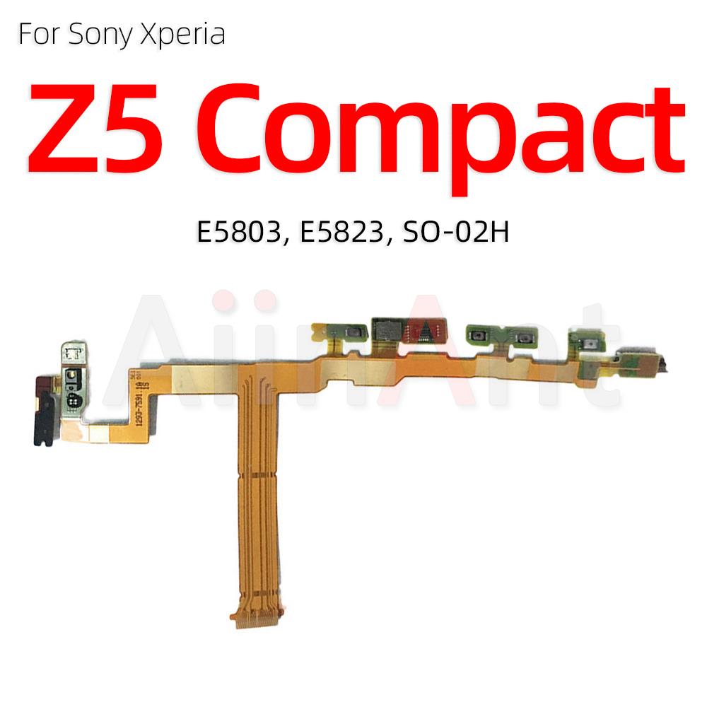on/off Power Flex For Sony Xperia Z Z1 Z2 Z3 Z4 Z5 Compact Premium Plus L3 L4 M4 M5 Side Key Button Volume Flex Cable