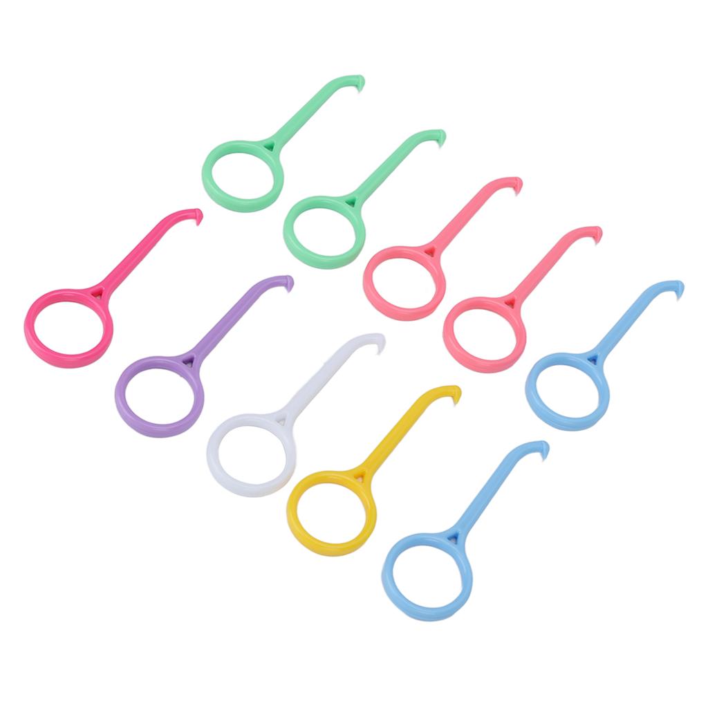 10 ks Nástroj pro vyjímání alignerů Malá velikost Snadno se vejde Péče o ústní dutinu Odstraňovač zubních rovnátek a retainerů