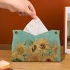 Light Luxury Oil Painting Tissue Holder