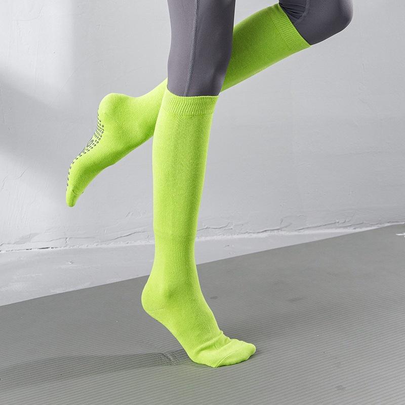 Yoga Pilates Sports Socks Long Sleeve Women's Professional Anti Slip Split Toe Cotton Indoor Outdoor Dance Zumba Home Exercise Gym Fitness