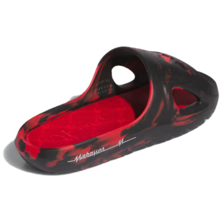 Patrick Mahomes X Adidas Adicane Slide Black Collegiate Red Unisex Sneakers Core-Black Team-Collegiate-Red Bright-Red JH6548