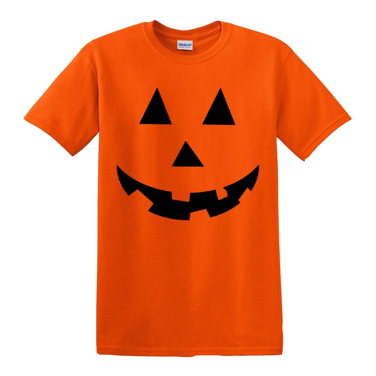 

Halloween Pumpkin Face T-Shirt Custom Mens Ladies Kids Scary Eyes Mouth Top Tee 5XL різнокольоровий