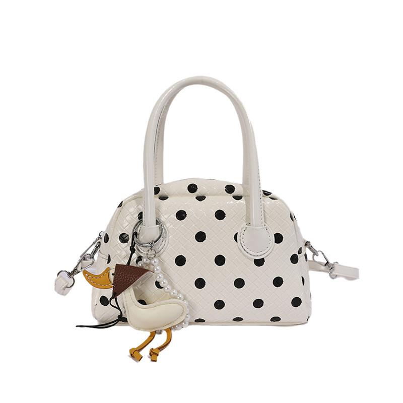 Pu Dot Pattern Mini Crossbody Bag For Daily Casual Womens Fashion