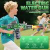 Electric Water Gun With Realistic Gun Muzzle Flame Toy Full Automatic Shoot Outdoor Game For Children Boys Girl Adults Gift