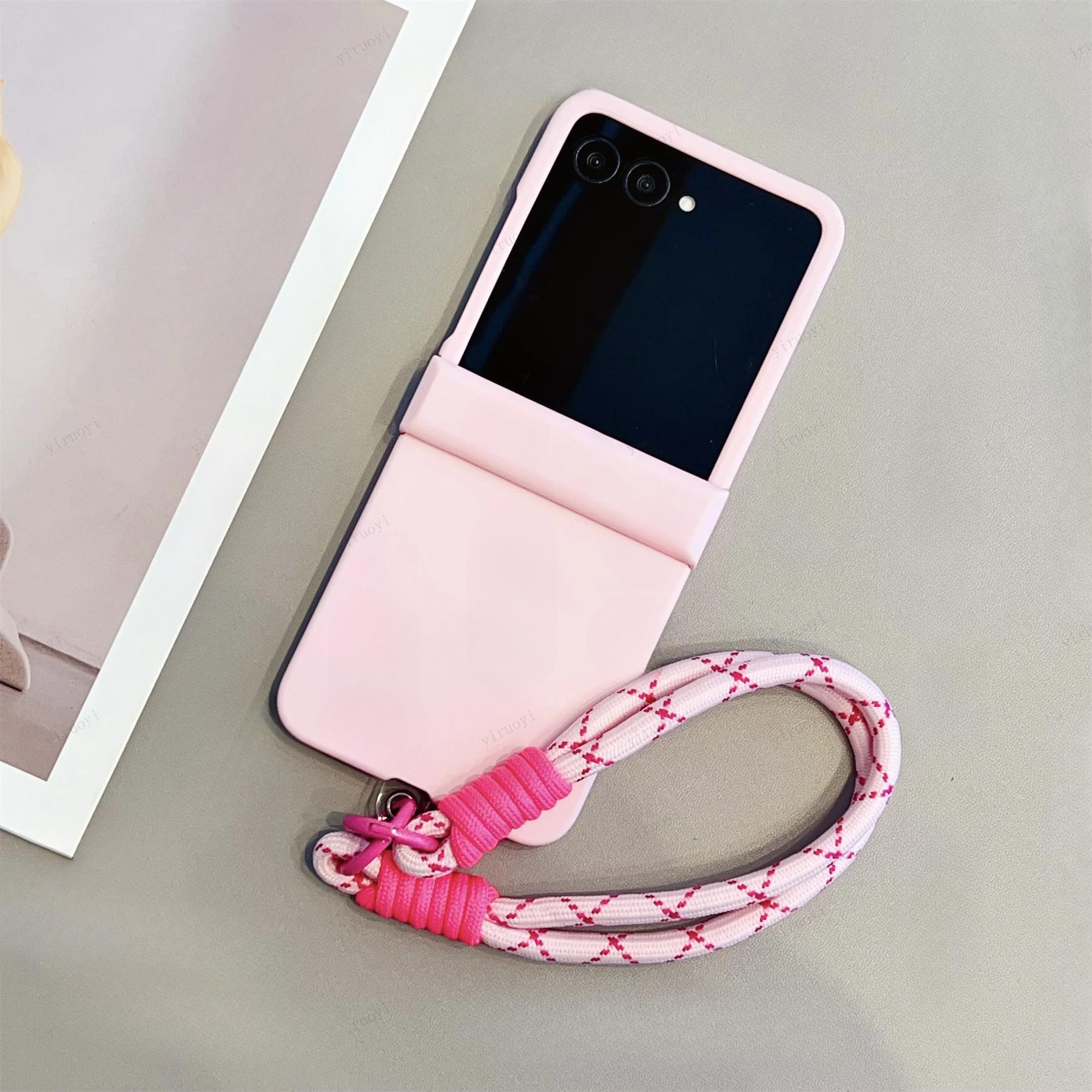 

Blue White Lattice Pink Rose Red Hinge Phone Case with Portable Rope For Motorola MOTO Razr 60 Ultra 50 Ultra 5G Back Cover Razr 60 Ultra