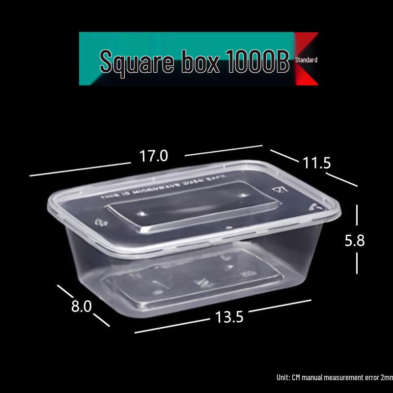 Kebadung Rectangular PP Plastic Tableware Bowls