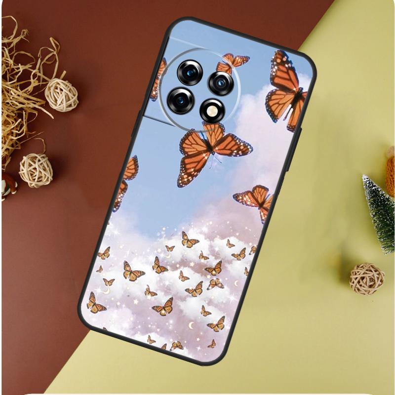 Butterfly Sky For OnePlus 13 12 11 12R 13R 9 10 Pro 8T 9RT 10T 10R Nord 4 CE 2 3 Lite N20 N30 Phone Case