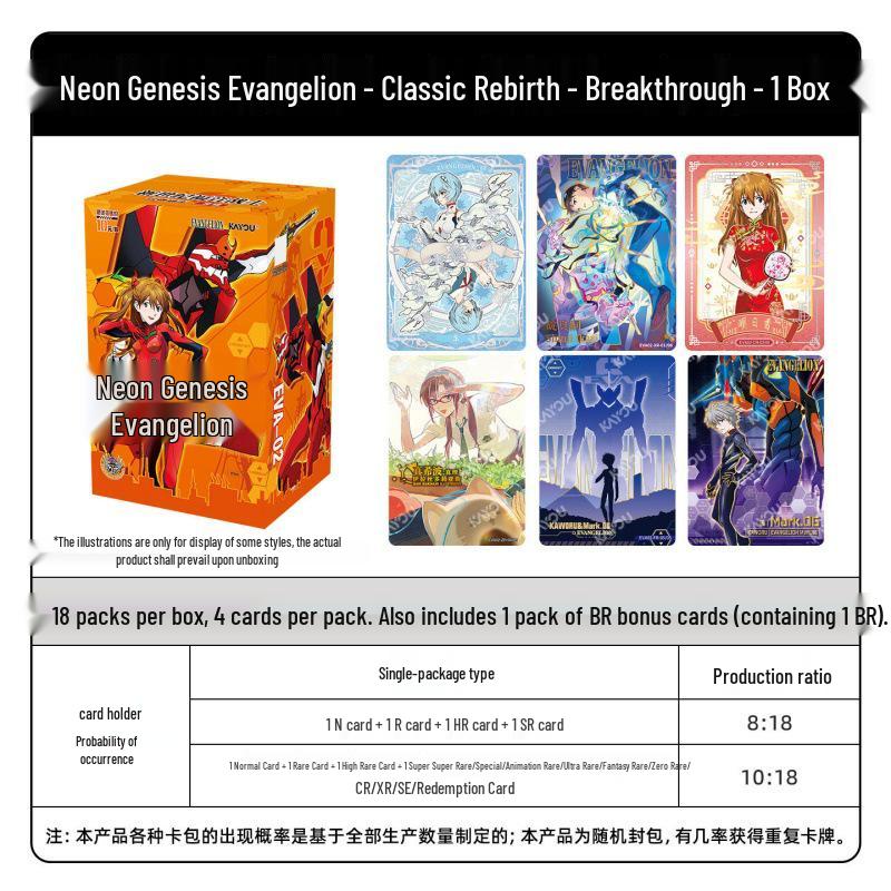 Neon Genesis Evangelion Card Game: Classic New Genesis Breakthrough Series 2 - EVA Toy Collection