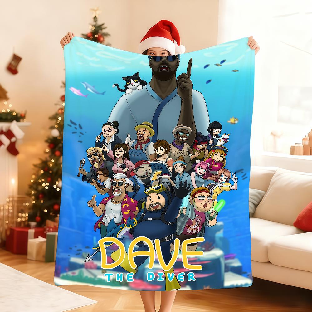 Game DDAVE TTHE DDIVERR Blanket Soft Throw Blanket for Home Bedroom Bed Sofa Picnic Travel Office Rest Cover Blanket Gift