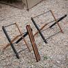 Outdoor Folding Multifunctional Tactical Table Camping X-type Flat Replacement IGT Tables Lightweight Double-layer Storage Rack