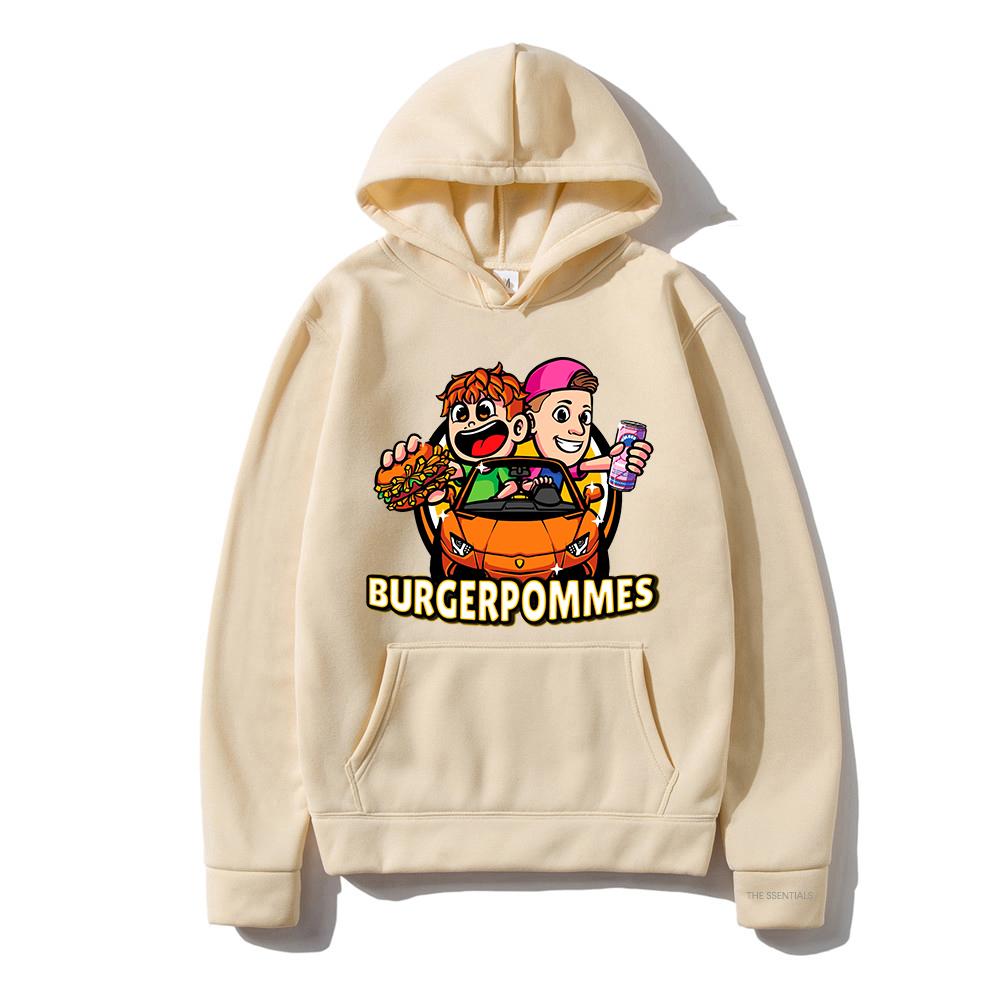 Burgerpommes 2 Hoodie Fashion Men/Women Aesthetic Cute Icrimax Hoodies Unisex Autumn Winter Cartoon Casual Pullovers Sweatshirts