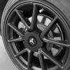 Autosticker Tesla 4 Stuks 180mm Voor Tesla 3 X S Y Originele Wieldeksels Auto Wielnaafkappen Decoratiesticker ABS Auto Wieldeksels Emb