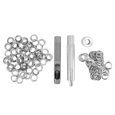 Ösenwerkzeug-Set 100 Set Ösen mit Setzwerkzeugen Lochschneider Dorn für Planen