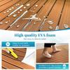 2400*300*5mm EVA Foam Boat Decking Sheet Mat Yacht Motorboat Anti Slip Vehicle Self-adhesive Marine Faux Teak Deck Flooring Pad