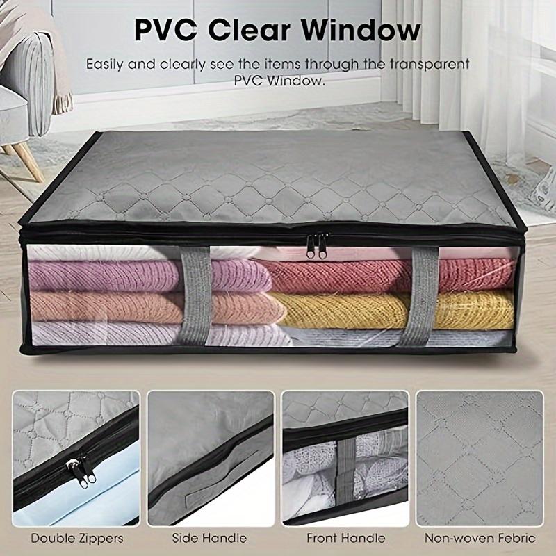 Non-Woven Underbed Storage Bag Foldable Clothes Duvet Pillow Clothes Quilt Storage Organizer Sundries Storage Bag