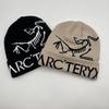 Beanie Thread Knitted Hat Word Bird Warm Woolen Cap Unisex Hip-hop Style Hat  In Autumn Winter