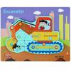 Children's 3D Wooden Number Puzzle: Educational Animal & Vehicle Board Toy