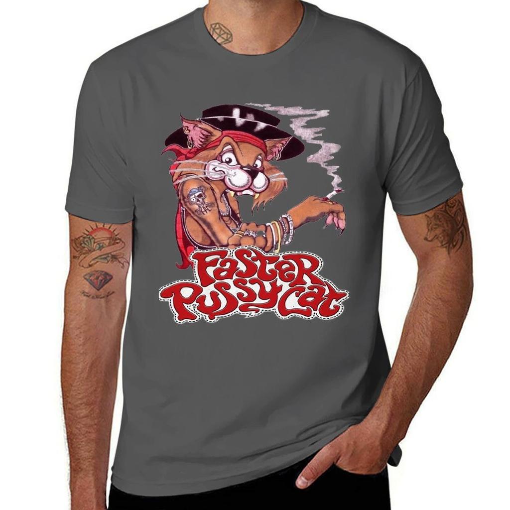 Best Of Faster Pussycat Classic Tshirt Lightweight Casual Summer Tshirt