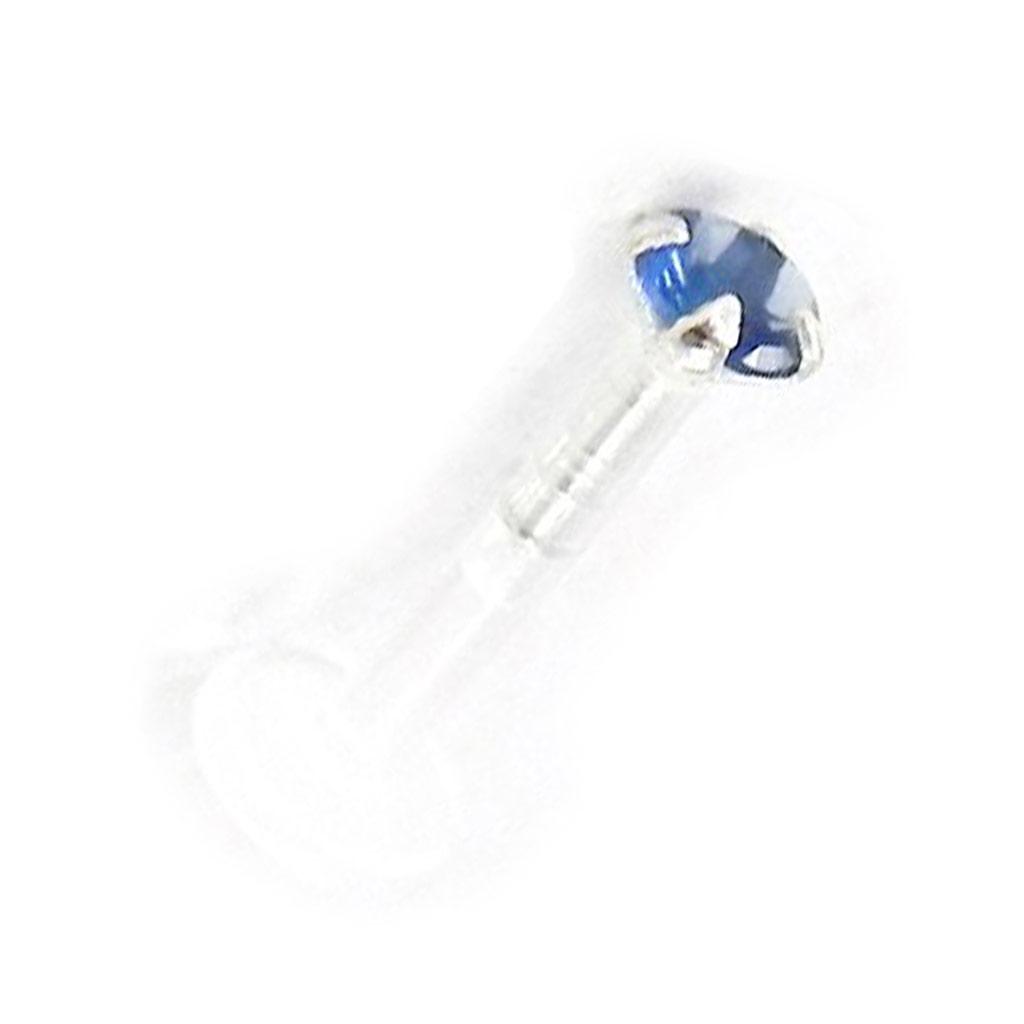 Les Trésors De Lily [H9764] - Labret 'Fly' Blue 2.5 Mm