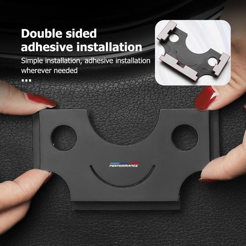 Car Multifunctional Card Holder Adhesive Card Holder Ticket Holder ID Paper Storage For BMW 1 3 5 Series G30 G32 G38 2021 2020