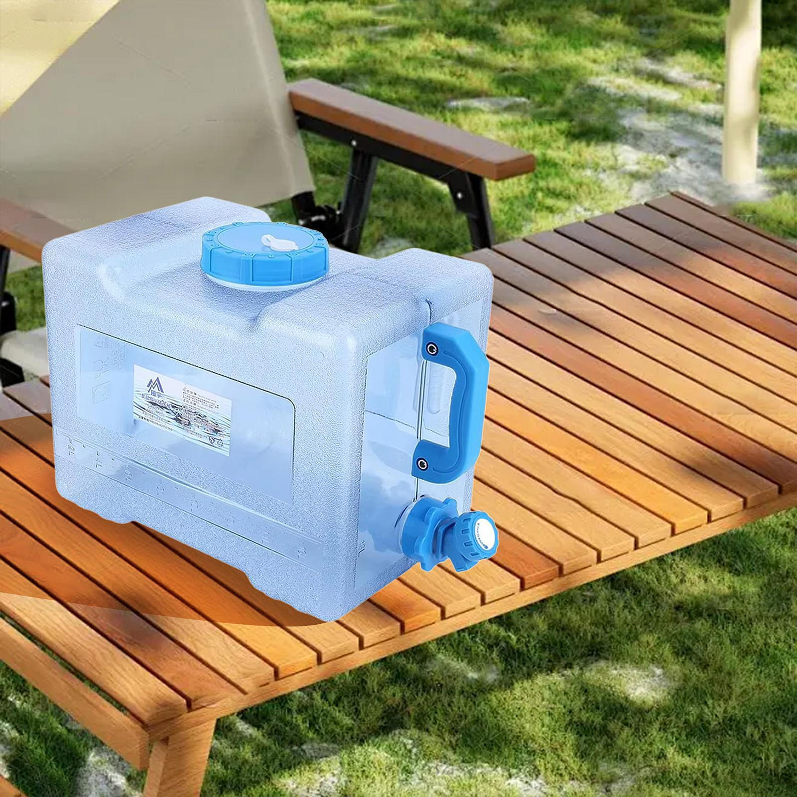 

Ведро для хранения воды для кемпинга с краном, держатель для кувшина для использования на открытом воздухе 18L