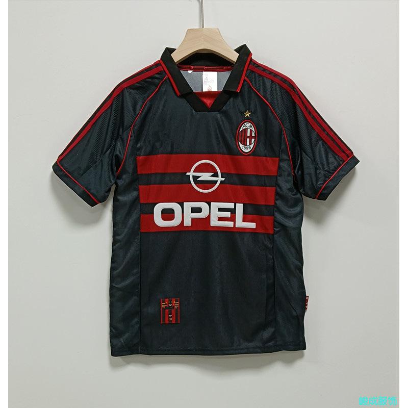AC retro tricou clasic nostalgic replică tricou de fotbal Kaka Maldini cu mânecă scurtă top uniformă de antrenament