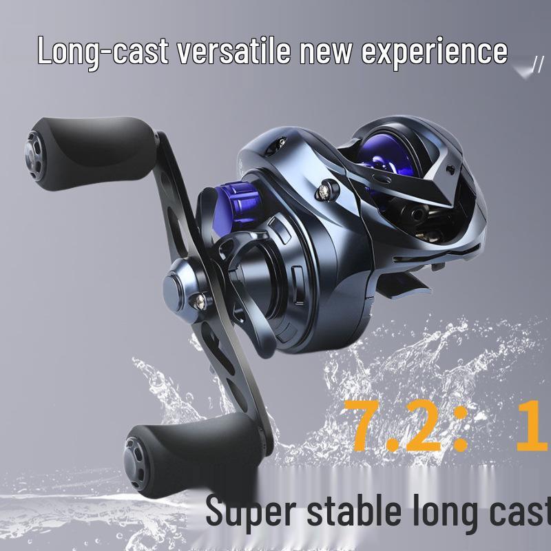 Ultralight Anti-Backlash Low Profile Blackfish Lure & Raft Fishing Reel