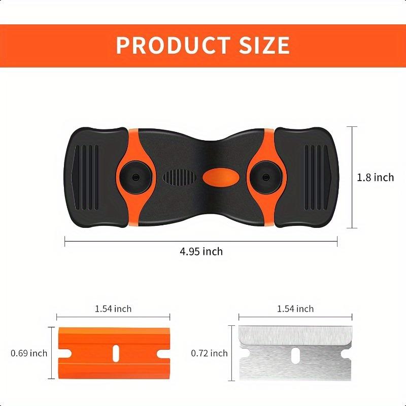 

Cleaning knife, glue remover, scraper, screen cleaning, mobile phone, glass, floor cleaning tool, lottery scraper, scraper оранжевый