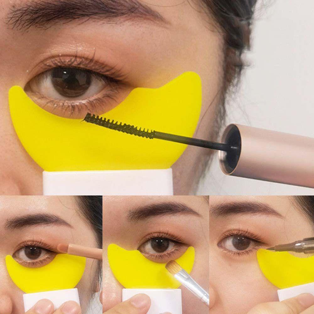 Hilfsmittel Unterstützung Applikator Anfänger Eyeliner Schablone Mascara Schutz Beauty Werkzeug Lidschatten Former Pad