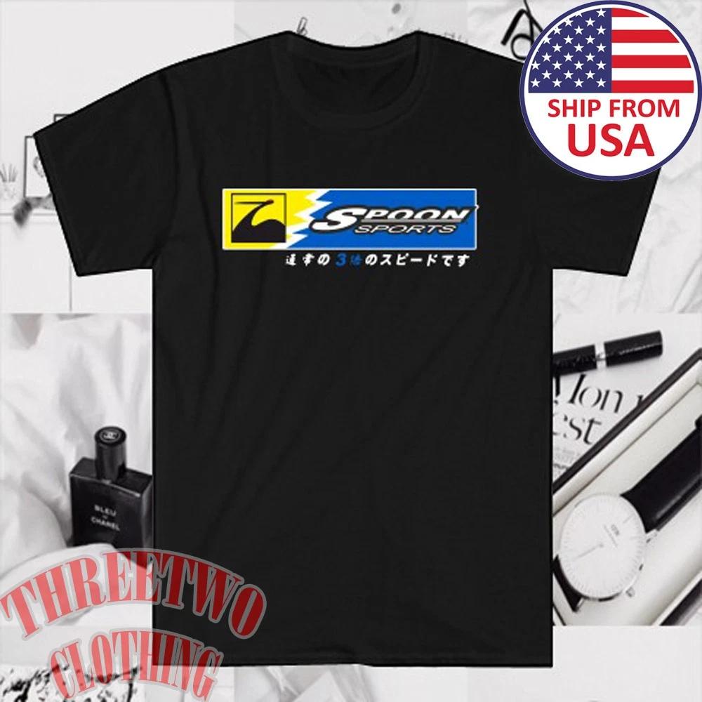 Spoon Sports Racing Men s Black Size S to 5XL XS