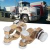 2PCS Pure Copper Battery Terminal Connectors Alloy Heavy Duty Top Post Connectors Brass Secure Fit Positive Negative Terminals