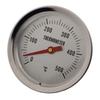 Stainless Steel Probe Bimetal Thermometer Stainless Steel Body Bimetallic Sensing Coil 7cm Probe Length For Stovetop