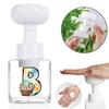250ml Square Flower Foam Bottle 2026 Soccer Refillable Lotion Container Leakproof Travel Pump Bottle for Skincare Sports Fan Gif