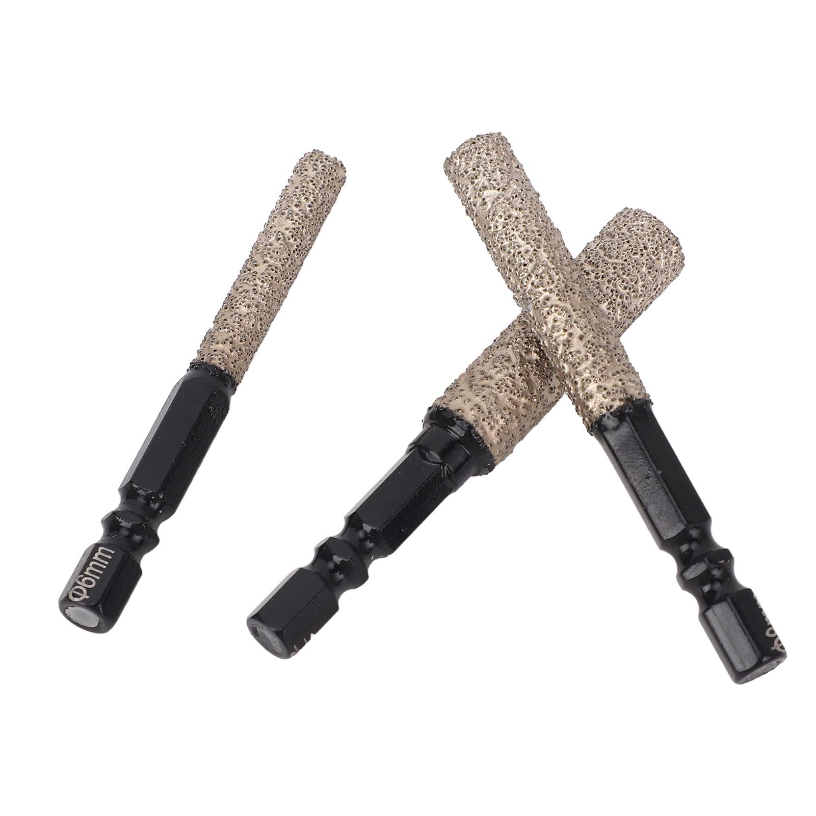 

Набор из 3 алмазных сверл 2 в 1 с шестигранным хвостовиком, многофункциональное сверло по стеклу 6 мм, 8 мм, 10 мм для дома