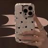 Love Black Love Applies To Apple iPhone16/17Pro Mobile Phone Case 15 Flash Diamonds 13 Advanced 14 Large Holes
