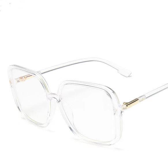 Trendy Large Frame Anti-Blue Light Korean Street Style Glasses for Students