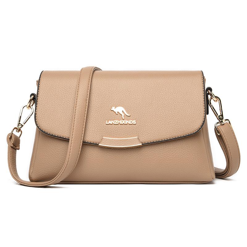 Značková kabelka taška dámská trendová vysoce kvalitní kožená přes rameno dámská messenger