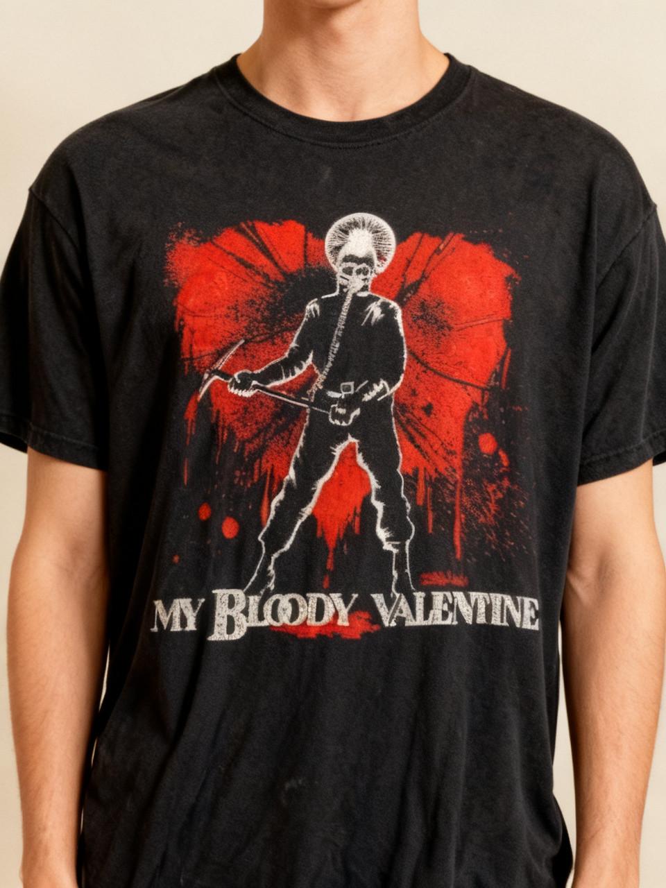 Vintage My Bloody Valentine Horror Movie T-Shirt Black S-5XL NWT L