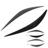 2Pcs Front Headlight Eyelid Lightweight Easy To Install Fade Resistant Headlamp Eyebrow Cover Protective for Q50 2014 To 2025