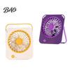 Hanging Fan for Office Portable Small Fan, Rechargeable Ultra-thin Silent Operation, with 3 Gear Desk Wind Speed Desktop Study Dormitory Outdoors Soft