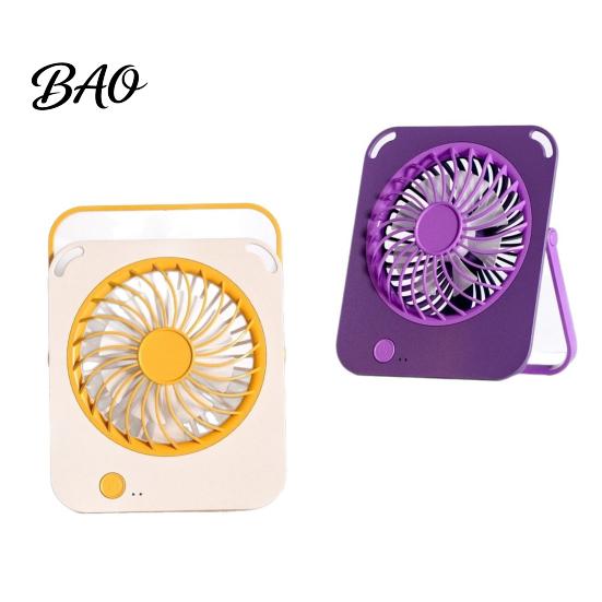 Hanging Fan for Office Portable Small Fan, Rechargeable Ultra-thin Silent Operation, with 3 Gear Desk Wind Speed Desktop Study Dormitory Outdoors Soft