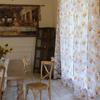 Jacquard Sheer Daisy Sheer Curtains Translucent Sun Flower Tulle Curtain   Home Decoration