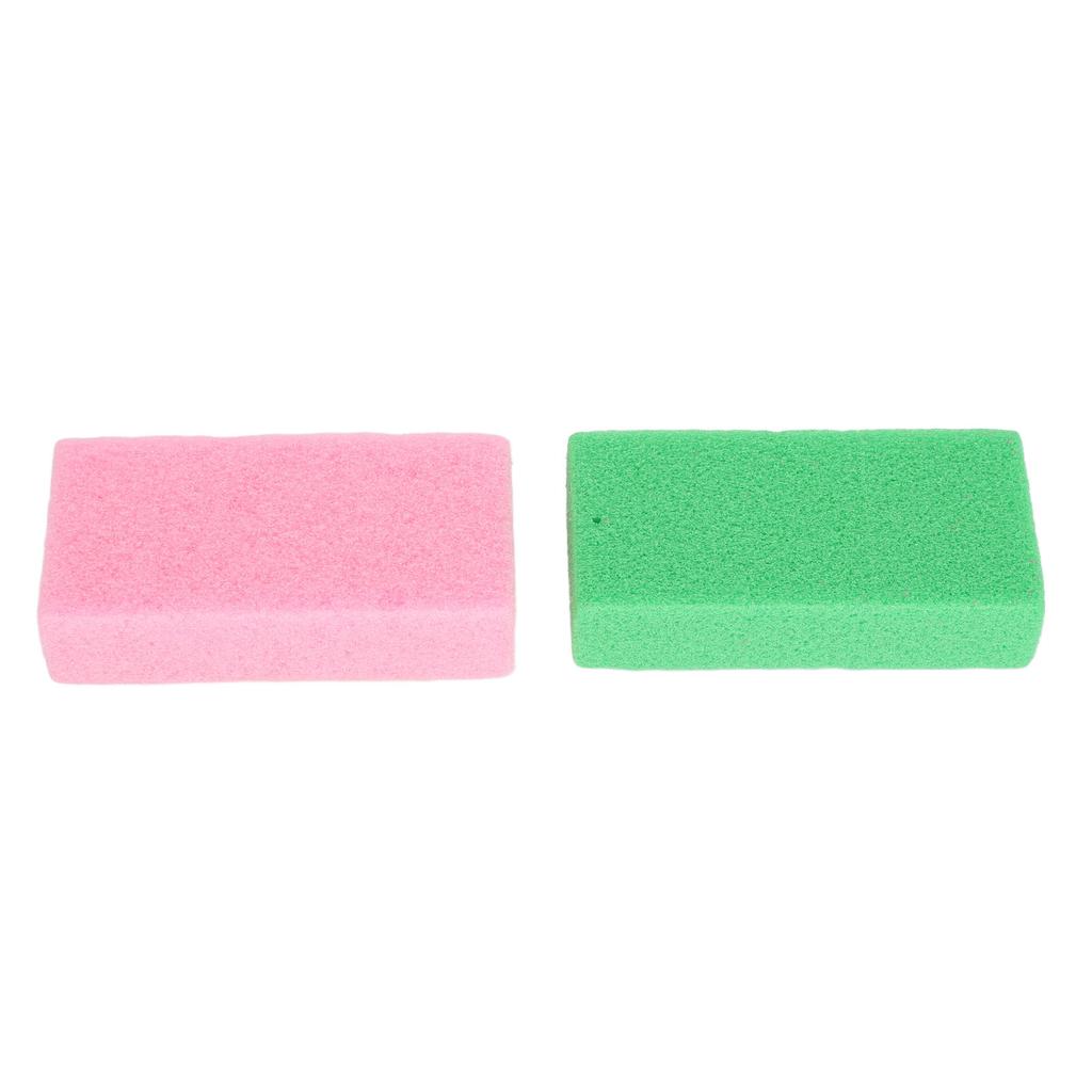 6pcs Pumice Stone Removing Hard Skin Callus PU Foam Exfoliation Pedicure Scrubber Pumice Stone Pink Green