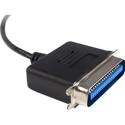 Cabo adaptador USB para 1 porta paralela DB25 - STARTECH - 1,80 m - USB 2.0 - Macho Macho - Impressora