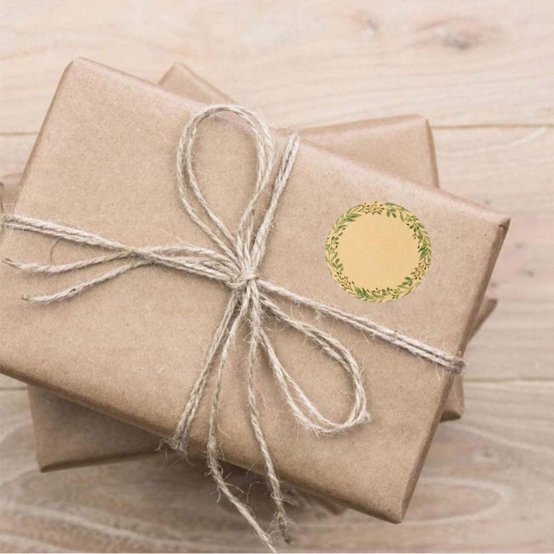 500x/Rolle Marmeladenglas-Etiketten Selbstklebende Etiketten Runde Aufkleber Beschriftbare Etiketten Aufkleber Back-Etiketten für Basteln Geschenktüte