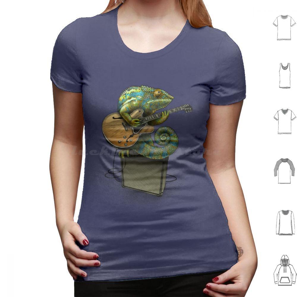 Chameleon Plays The Blues Plus A Few Other Colors Essential T Shirt Big Size 100 Cotton Chameleon Plays The Blues Plus A